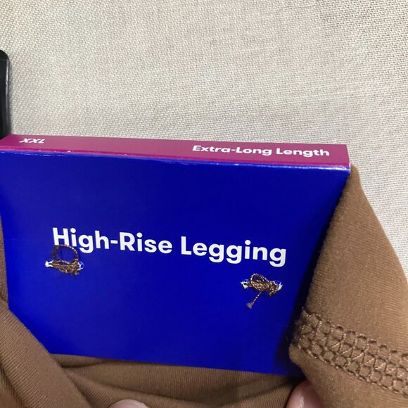 NWT Joylab Women's Size XXL Mocha High Rise Crossover Waistband Flare Leggings - Picture 7 of 14